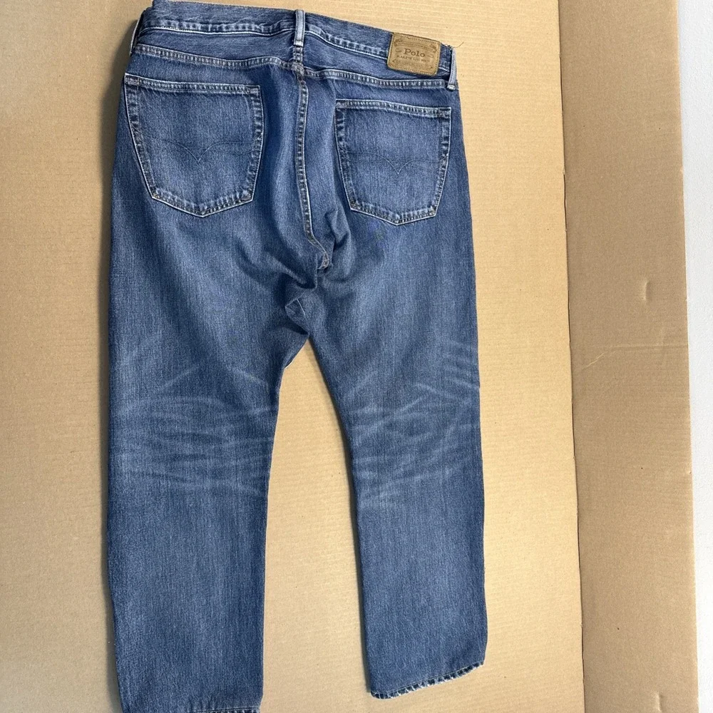 Polo Ralph Lauren Varick Slim Straight Jeans Men's 36x30 (28) Blue‎ Medium Wash